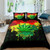 Cannabis Leaves Print Polyester Duvet Cover Set - 135x200cm 2pcs