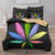 Cannabis Leaves Print Polyester Duvet Cover Set - 140x210cm 2pcs