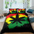 Cannabis Leaves Print Polyester Duvet Cover Set - 140x210cm 2pcs