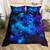 Boho Trippy Leaves Polyester Duvet Cover Bedding Set - 210x210cm 3pcs
