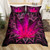 Boho Trippy Leaves Polyester Duvet Cover Bedding Set - 210x210cm 3pcs