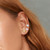 Guardian Eye 925 Sterling Silver Enamel Round Stud Earrings