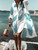  Oversized Short Beach Dress