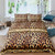 Bohemian Print Leopard Polyester with Pillowcase Bedding Set - 140x210cm 2pcs