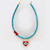 Boho Evil Eye Ceramic Beaded Clavicle Zircon Necklace