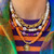 Boho Evil Eye Ceramic Beaded Clavicle Zircon Necklace