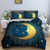 Divination Moon Sun Constellation Pattern Polyester Bedding Set - 173x218cm 2pcs