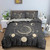 Divination Moon Sun Constellation Pattern Polyester Bedding Set - 140x210cm 2pcs