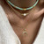 Exquisite Evil Eye Gold Plated Brass Chain Necklace