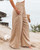 Solid Color High Waist Ruched Cotton Linen Wide Leg Pants