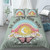 Moth Butterfly Moon Divination Style Duvet Cover Set - 200x200cm 3pcs