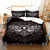 Moon Skull Youth Gothic Insect Print Polyester Duvet Cover Set - 200x230cm 3pcs