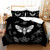 Moon Skull Youth Gothic Insect Print Polyester Duvet Cover Set - 200x230cm 3pcs
