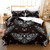 Moon Skull Youth Gothic Insect Print Polyester Duvet Cover Set - 140x210cm 2pcs