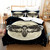 Moon Skull Youth Gothic Insect Print Polyester Duvet Cover Set - 140x210cm 2pcs