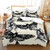 Moon Skull Youth Gothic Insect Print Polyester Duvet Cover Set - 140x210cm 2pcs