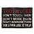 My Garage My Rules Warning Metal Plate Tin Sign