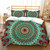 Boho Mandala with Yoga Chakra Art Print Duvet Cover Set - 140x210cm 2pcs