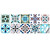 Mandala Pattern Matte Wear-resisting Vinyl Tile Floor Sticker