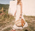 Floral Embroidered Sexy Sleeveless Strap Beige Cotton Maxi Dress