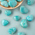 Amazonite Stone Heart Ornament