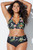 Chalaza Plus Sized High Waisted Two Piece Swimsuit