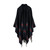 Fashionable Cashmere Jacquard Hooded Cloak Poncho Cape