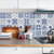 Bohemian Retro Square Pattern Vinyl Art Tiles Wall Sticker
