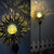 Retro Sun Moon Flame Solar Lamp IP65 Waterproof Solar Lights Outdoor Garden Lawn Lamp Night Light Yard Landscape Decorative