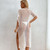 Sexy Beach Hollow Out Bathing Suit Cover Up Midi Dress