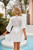 Sexy White Cotton Tunic Sarong Plage Bathing Suit Cover Up