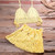 Sexy Hollow Out Shell Knitted High Waist Bikini Thong