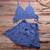 Sexy Hollow Out Shell Knitted High Waist Bikini Thong