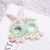Boho Beach Shell Crochet Tassel Dangle Drop Earrings-1731341763