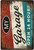 Vintage Service Repair Garage Rules Metal Plaque Tin Sign
