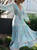 Boho Lantern Sleeve V-neck Maxi Dress