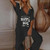 V Neck Cotton Linen Streetwear Elegant Loose Trousers Jumpsuit - Size Large