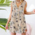 Summer Short Stylish Women V Neck Sleeveless Rompers-Size XXL