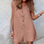 Summer Short Stylish Women V Neck Sleeveless Rompers-Size XXL