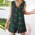 Summer Short Stylish Women V Neck Sleeveless Rompers-Size XXL