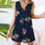 Summer Short Stylish Women V Neck Sleeveless Rompers-Size XXL