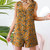 Summer Short Stylish Women V Neck Sleeveless Rompers-Size XXL