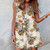 Summer Short Stylish Women V Neck Sleeveless Rompers-Size XXL