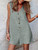 Summer Short Stylish Women V Neck Sleeveless Rompers-Size XXL