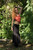 FRIENDS OF THE FOREST TOP in RUST ORANGE