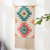 Handmade Woven Geometric Cotton Tassel Wall Hanging Tapestry