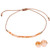 Natural Crystal Stone Beads Rope Chain Adjustable Bracelet