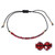 Natural Crystal Stone Beads Rope Chain Adjustable Bracelet