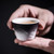 Retro Ceramic Tea Cup with Cover and Wooden Handle