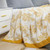 Plaid Woven Cotton Gauze Warm Muslin Throw Blanket